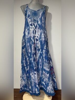 Ruby Yaya Blue Pattern Dress